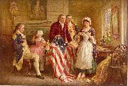 Jean Leon Gerome Ferris Betsy Ross oil on canvas